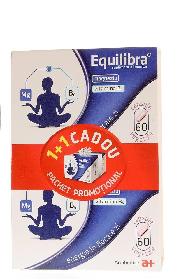 Equilibra ,60capsule 1+1Cadou