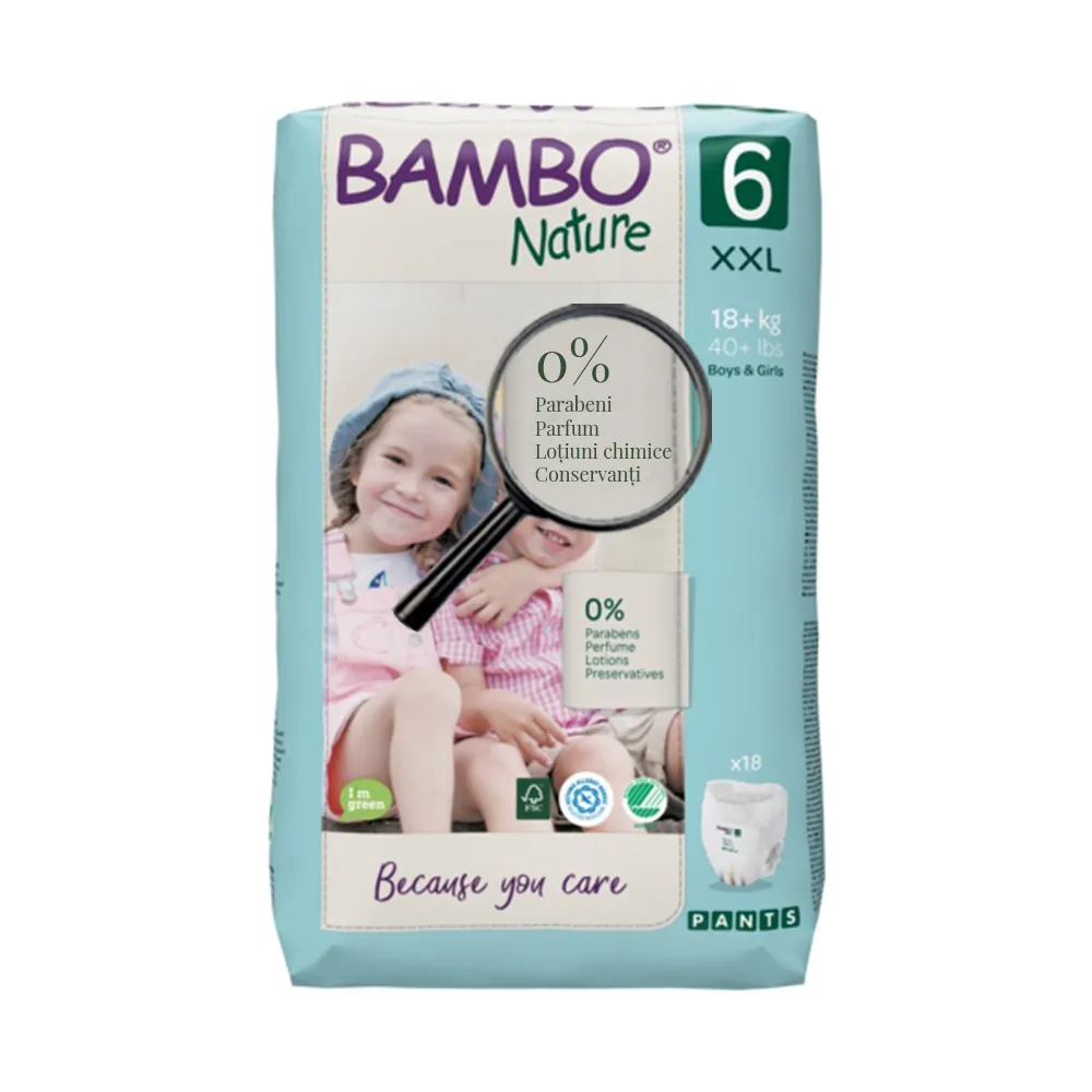 Bambo Nature Pants nr. 6 (18+ kg) x 18 bucati