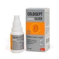 COLDISEPT NANOSILVER PICATURI URECHI 15 ML