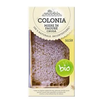 Fagure cu miere de salcam cruda Bio, 150g, Colonia