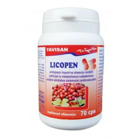 Licopen, 70 capsule, Favisan