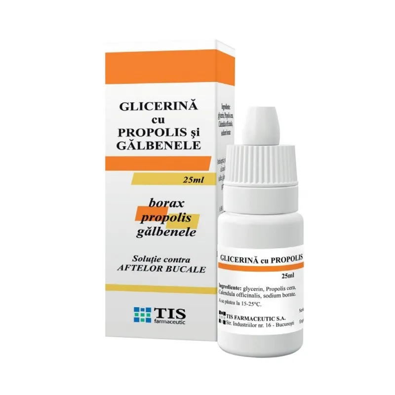 Glicerina Boraxata propolis si galbenele