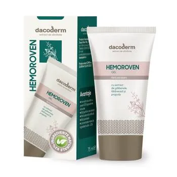 Gel Hemoroven Dacoderm, 75ml, Dacia Plant