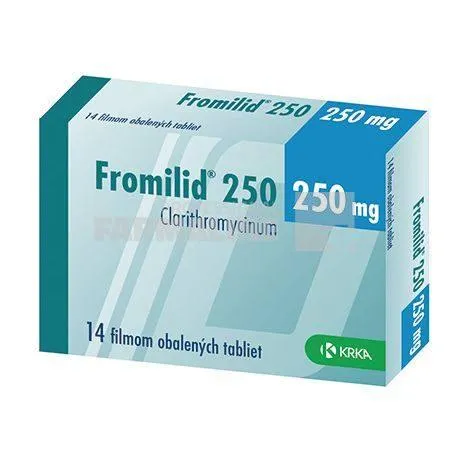 FROMILID 250 x 14 COMPR. FILM. 250mg KRKA D.D. NOVO MESTO