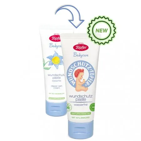 Crema protectoare pentru iritatii de scutec Babycare, 75 ml, Topfer