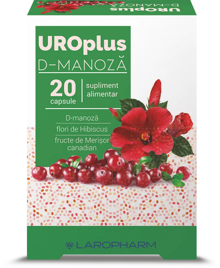 Uroplus D-Manoza, 20 capsule, Laropharm