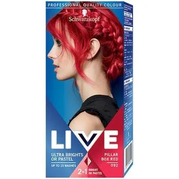 Vopsea de par semi-permanenta Brights 092 Pillar Box Red, 80ml, Live