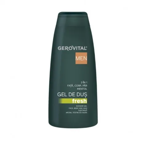 GH3 Men Gel de dus Fresh 3 in 1 4510, 400 ml