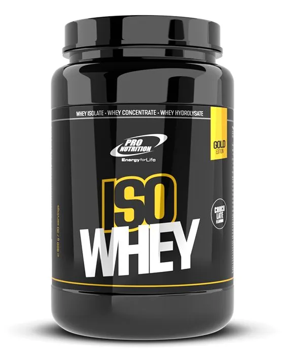 Iso Whey Gold cu aroma ciocolata, 900 g, Pro Nutrition