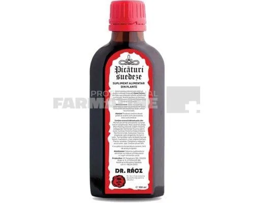 Bitter Picaturi Suedeze 100 ml Dr Racz