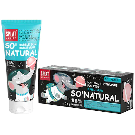 SPLAT Pasta de dinti Junior 6-11 ani cu aroma de Guma de mestecat x 73 grame