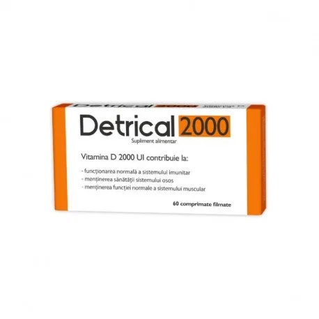 Detrical 2000 IU, 60 comprimate