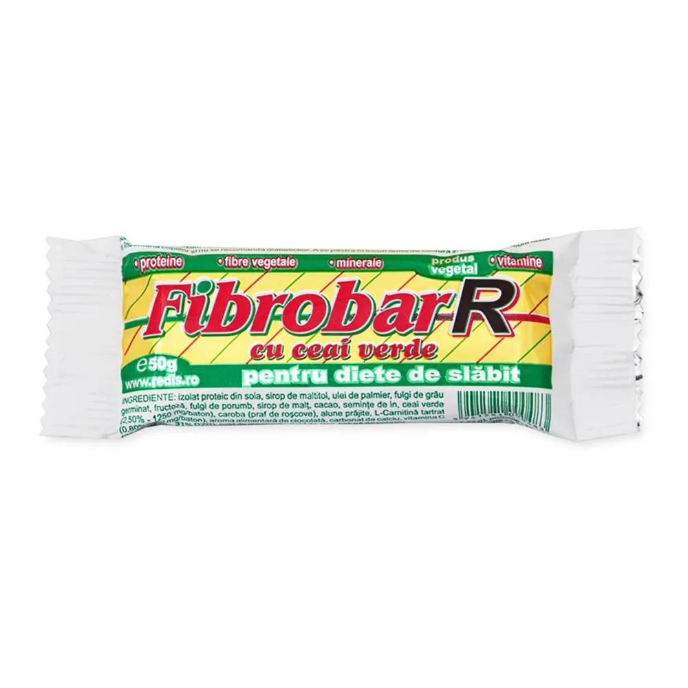 Baton Fibrobar Ceai Verde 50g