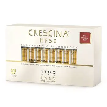 Tratament Crescina Transdermic Re-Growth HFSC 1300 barbati, 20 fiole, Labo