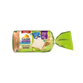 Paine feliata fara gluten si lactoza, 350g, Gerble Expert Dietetic