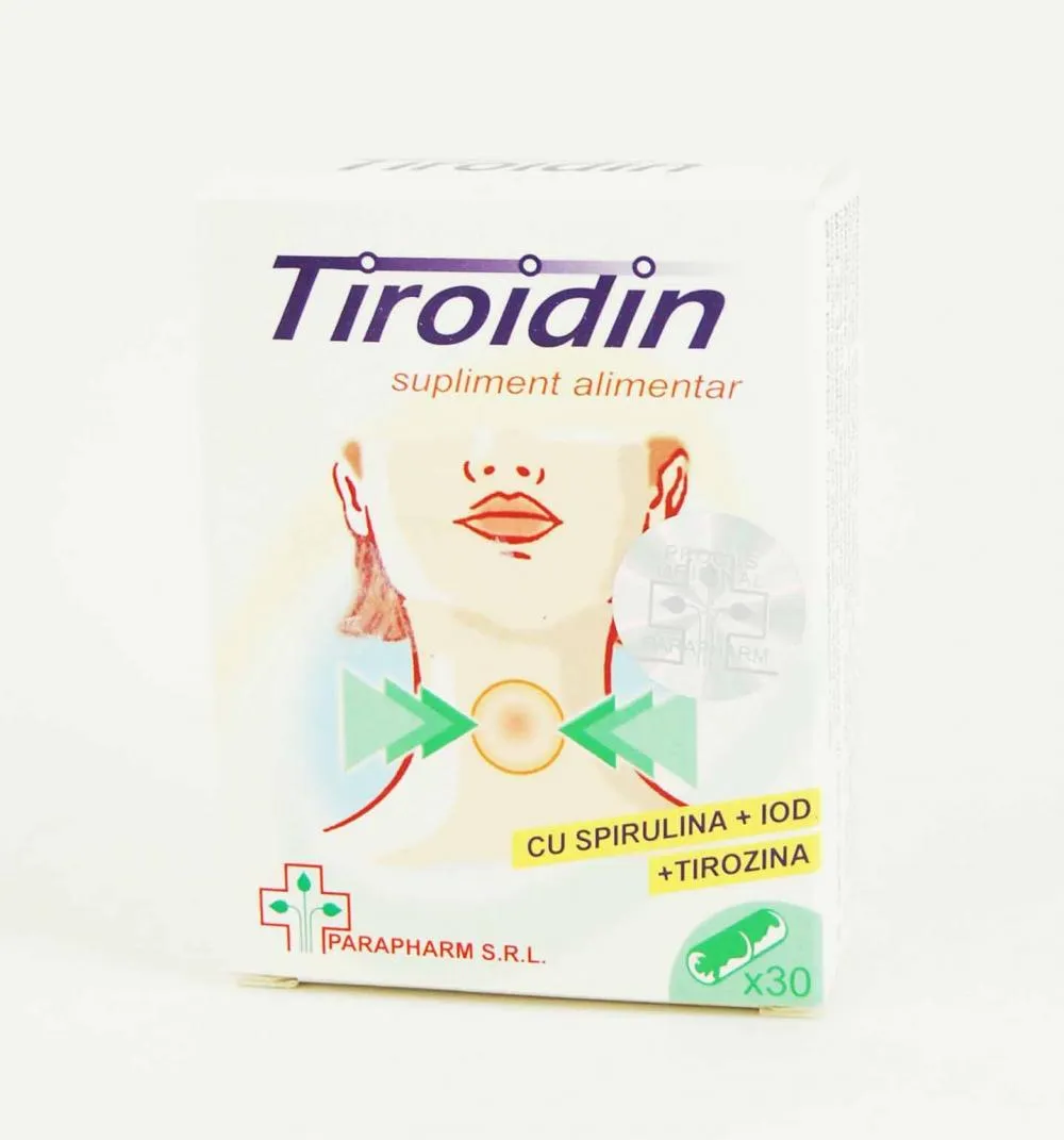 Tiroidin , 30 capsule (Parapharm)