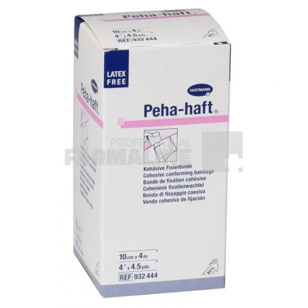 Hartmann Peha - Haft Bandaj elastic pentru fixarea pansamentelor 10 cm x 4 m