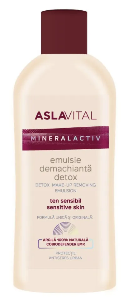 ASLAVITAL MINERALACTIV EMULSIE DEMACHIANTA DETOX 150ML