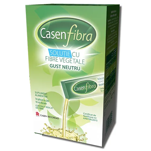 Casen fibra solutie x 14 plicuri x 10ml