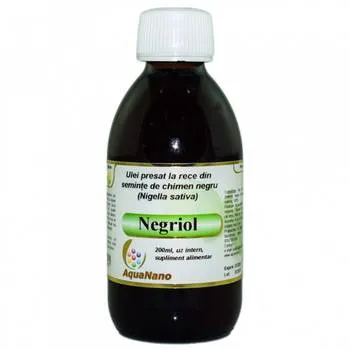 Negriol - Ulei de negrilica presat la rece, 200ml, Aghoras