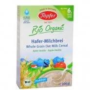 Topfer cereale ovaz + lapte + mar + vanilie 6luni x 200g