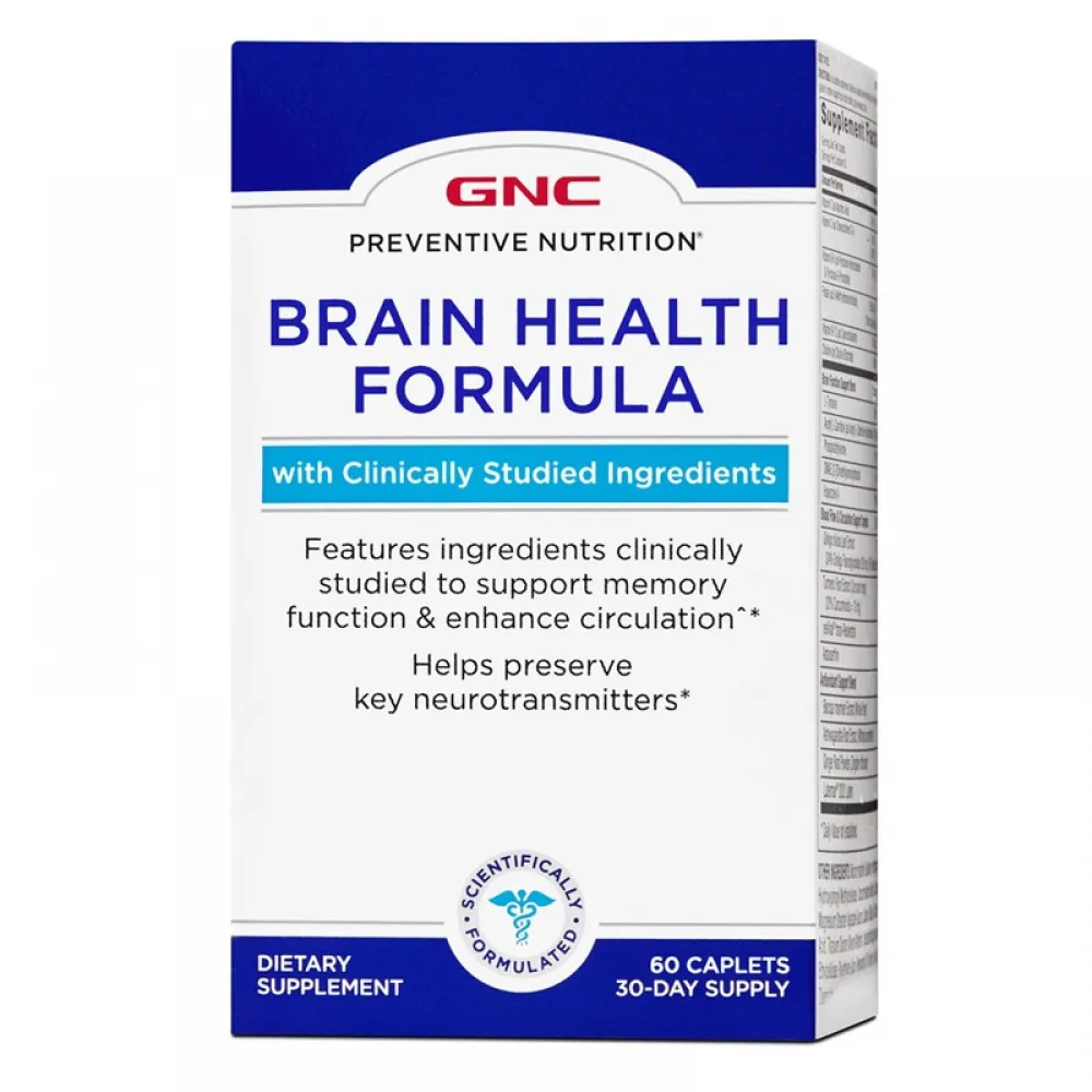 Formula pentru sanatatea sistemului nervos (60 capsule), GNC Preventive Nutrition