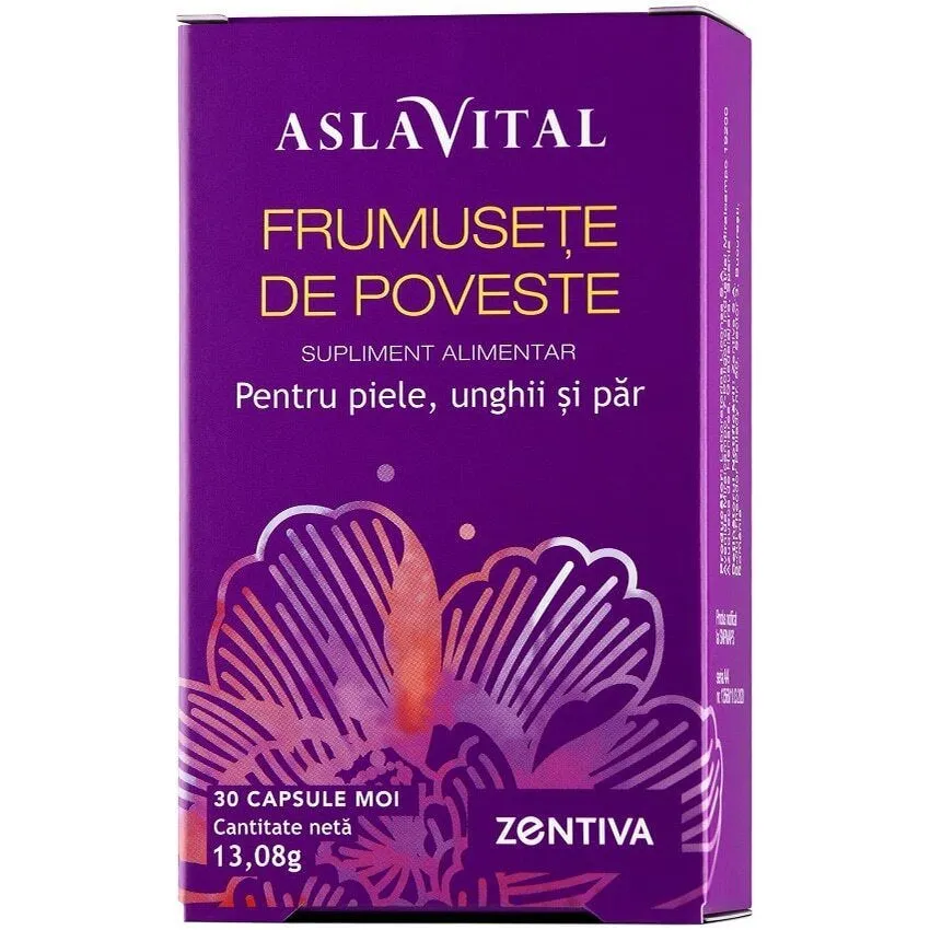 ZENTIVA ASLAVITAL FRUMUSETE 30 CAPSULE MOI