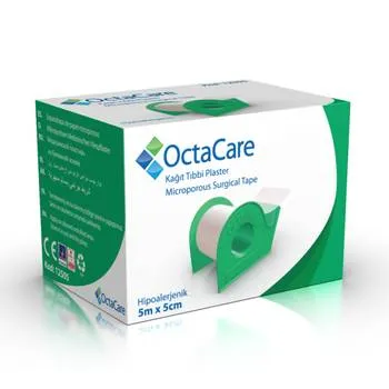 Banda adeziva suport hartie, 5cmx5m, Octacare