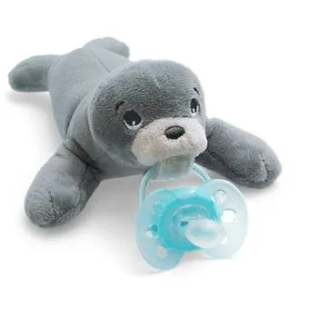 Jucarie de plus Foca cu Suzeta Ultra Soft 0-6 luni, Philips Avent