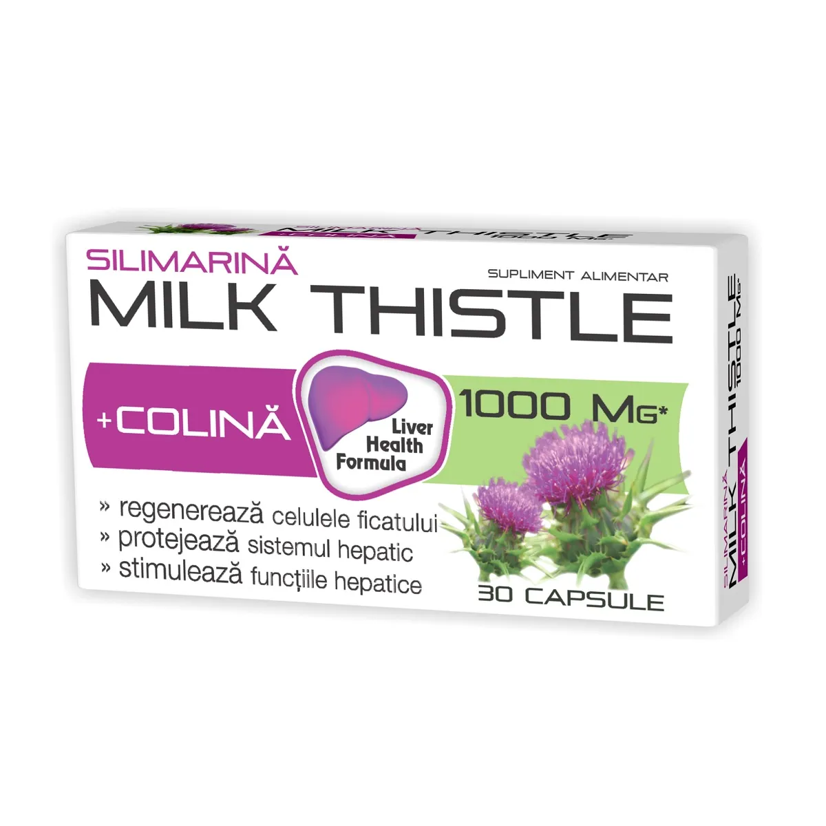 MILK THISTLE + COLINA X 30 CAPSULE   ZDROVIT