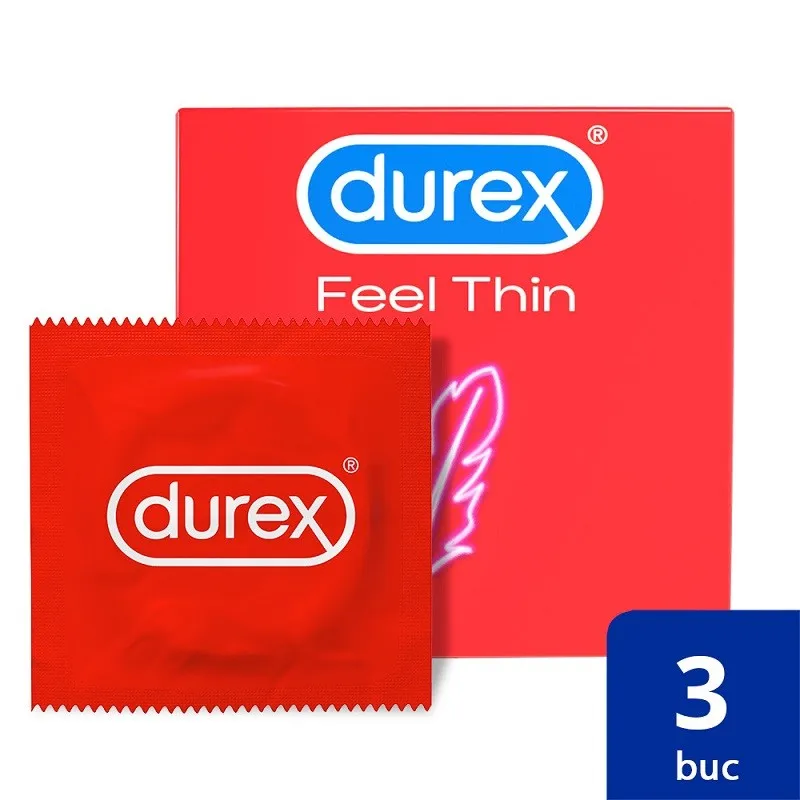 DUREX PREZERVATIVE FEEL THIN 3 BUCATI