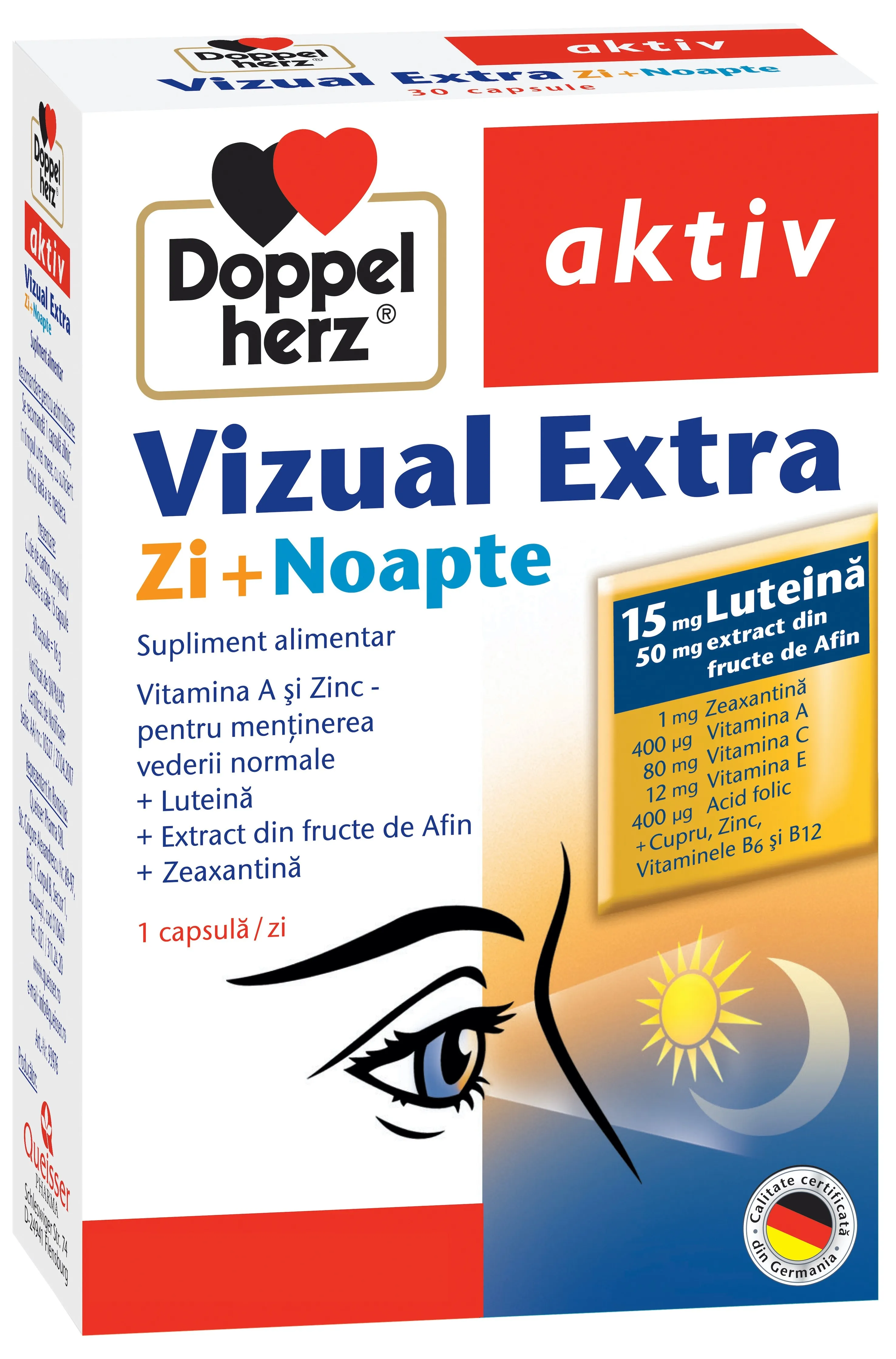 DOPPELHERZ Vizual Extra x 30 capsule