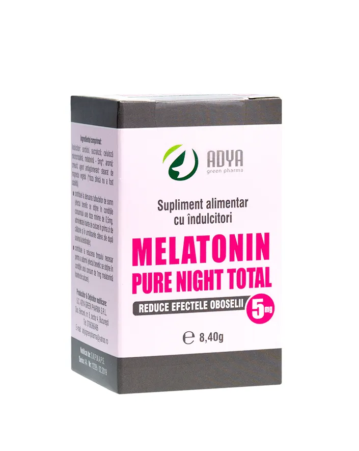 Melatonin Pure Night Total 5mg x 60 capsule Adya Green Pharma