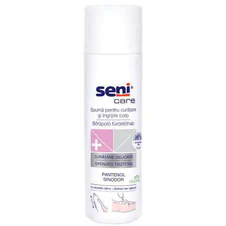 Seni Care Spuma pentru curatare si ingrijire corp x 500ml