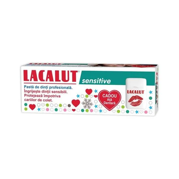 LACALUT EXTRA SENSITIVE 75 ML  + ATA DENTARA GRATUIT ZDROVIT