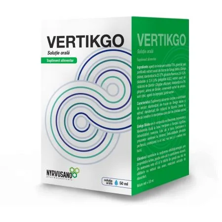 Vertikgo solutie orala, 50 ml, Nyrvusano Pharmaceuticals