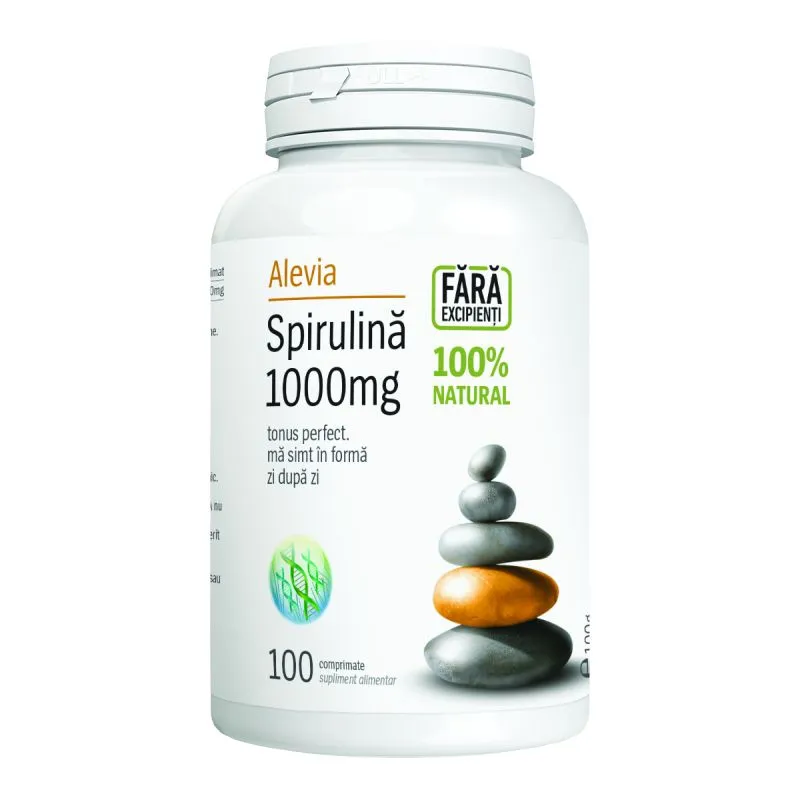 Alevia Spirulina 1000mg x 100 comprimate