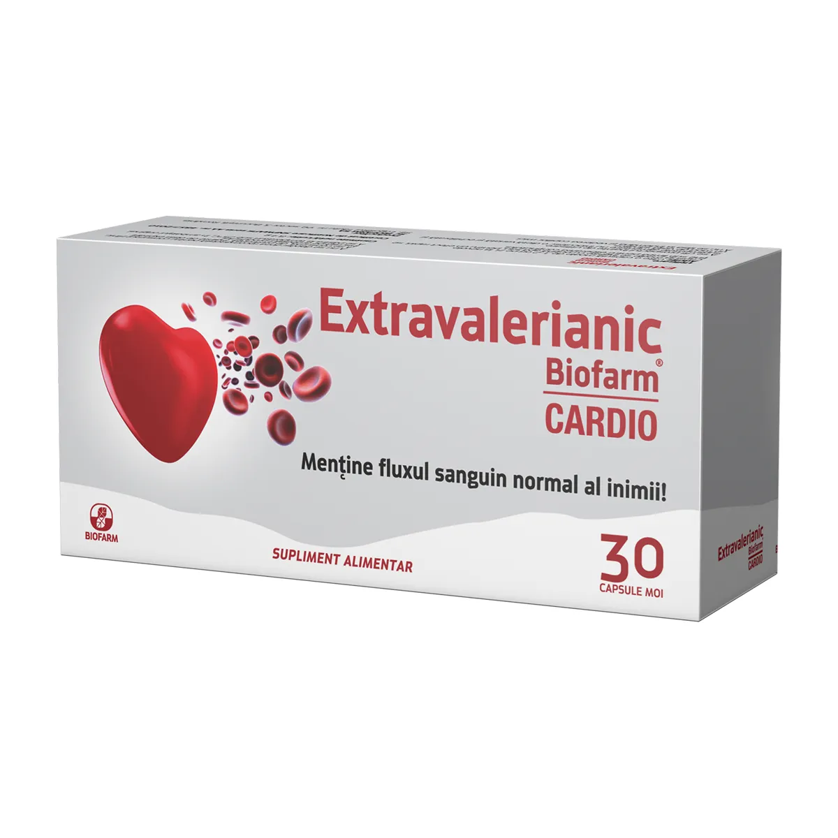 Extravalerianic Cardio, 30 capsule moi, Biofarm