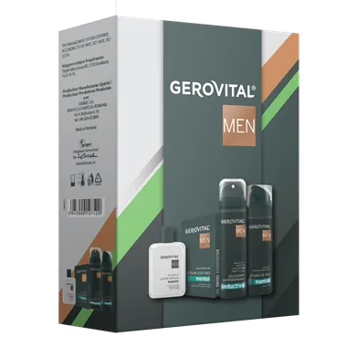 Gerovital Men Caseta (Lotiune dupa Ras+Deodorant+Spuma de Ras)