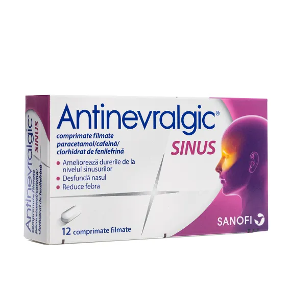 Antinevralgic Sinus, 12 comprimate, Zentiva