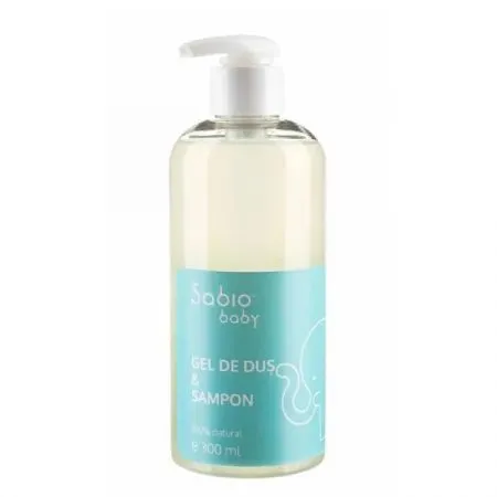 Gel de dus si sampon, Baby, 300 ml, Sabio