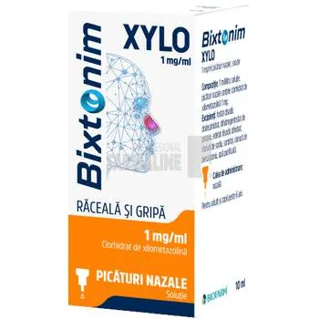 Bixtonim Xylo picaturi 1mg/ml, 10ml, Biofarm