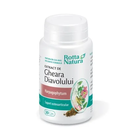 Extract Gheara Diavolului, 30 capsule, Rotta Natura