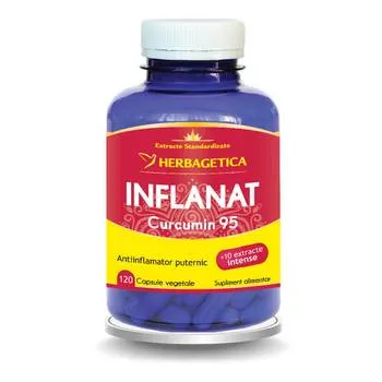 Inflanat+ Curcumin95, 120 capsule vegetale, Herbagetica