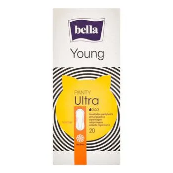 Absorbante parfumate Young Yellow, 20 bucati, Bella