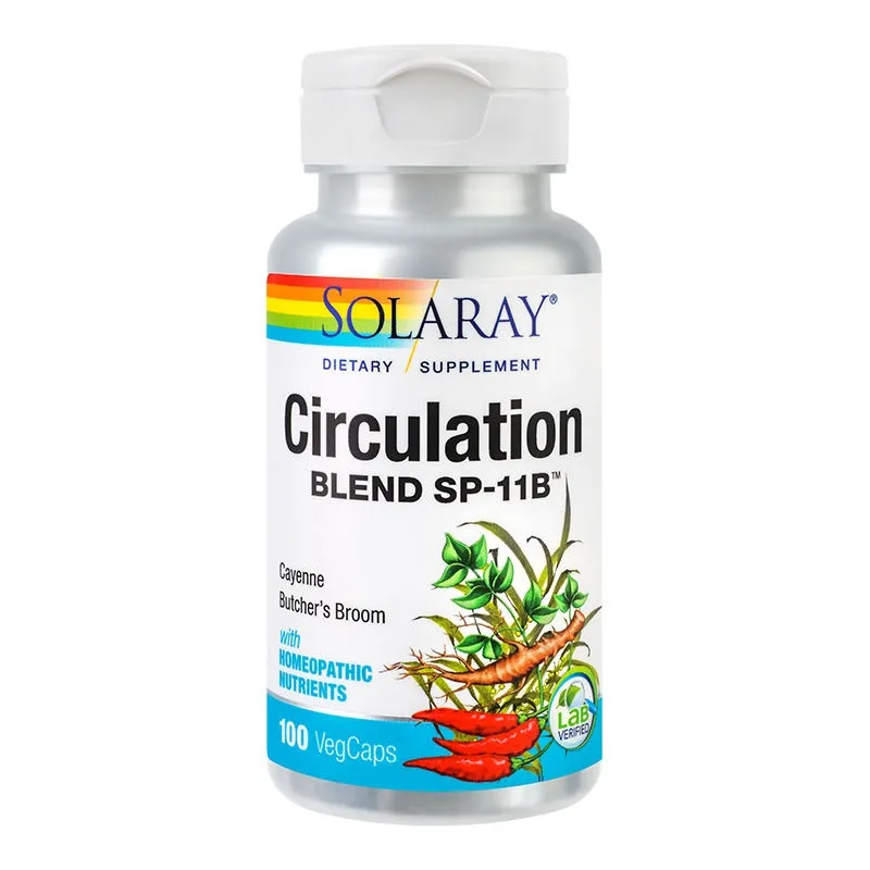 SECOM Circulation Blend, 100 capsule, Solaray