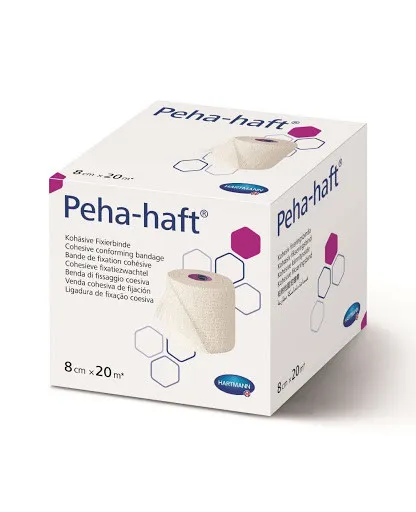 HARTMANN PEHA-HAFT BANDAJ ELASTIC DE FIXARE AUTOADEZIV 8CM X 20M X 1BUC