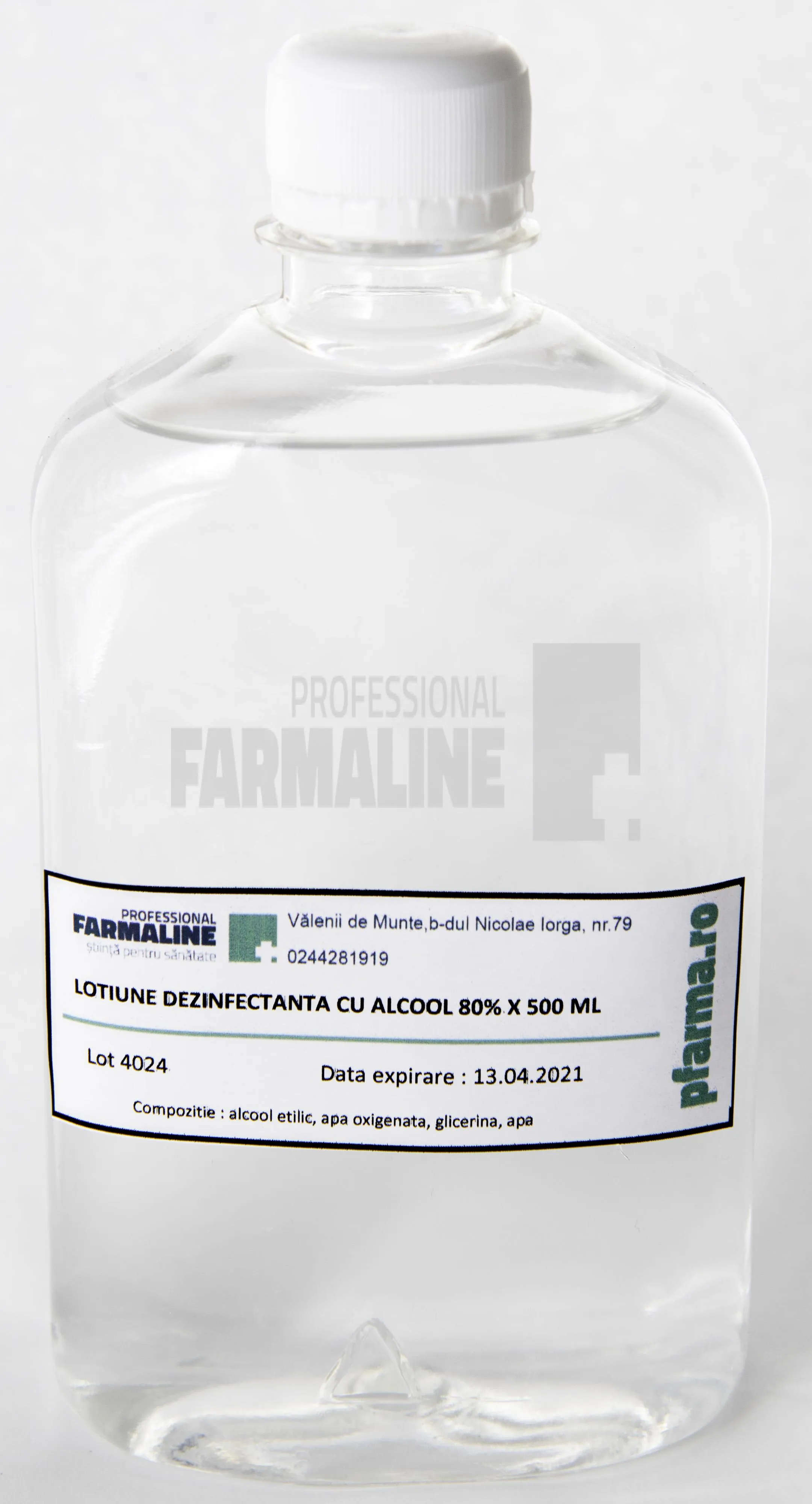 Lotiune dezinfectanta cu alcool 80% 500ml
