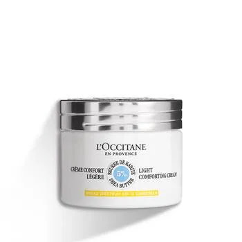 Crema pentru fata light cu SPF 15 si unt de shea, 50ml, L'Occitane