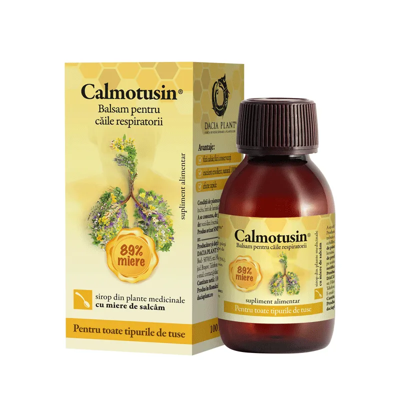 Calmotusin sirop cu miere x 100ml